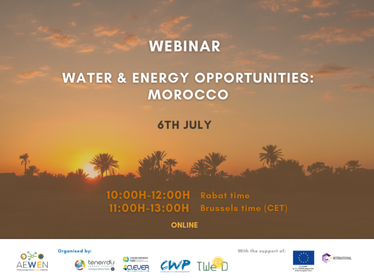 Webinar Water & Energy Opportunities: Morocco