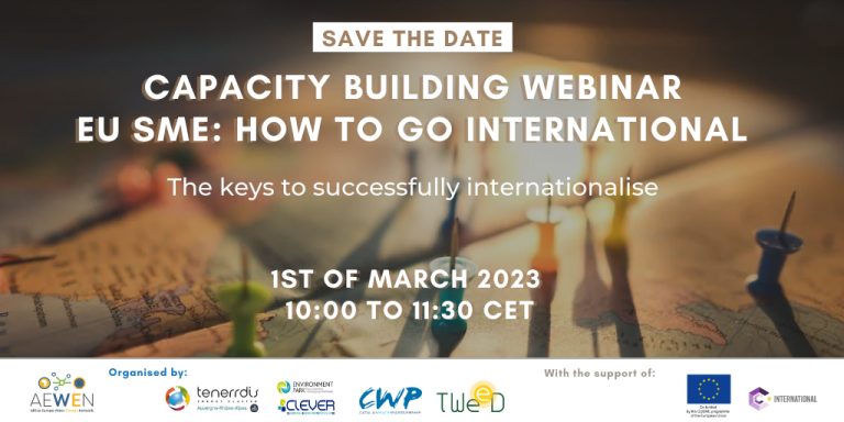 Capacity Building Webinar EU SME: how to go International.