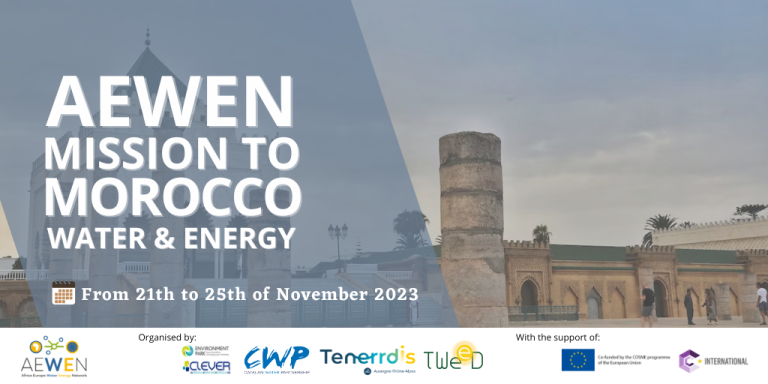 Water and energy business mission to Morocco: November 21st to 25th, 2023